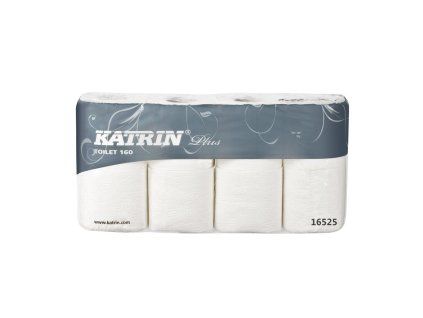 Toaletný papier 3-vrstvový KATRIN Plus Toilet 150, návin 17,25 m (8 ks)