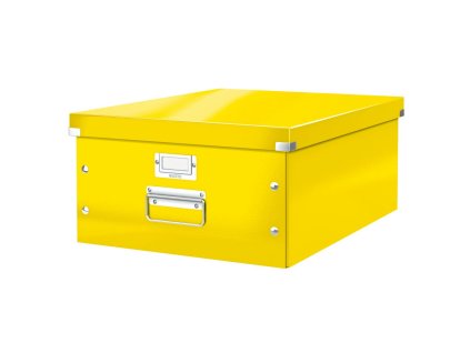 Veľká krabica A3 Click & Store žltá