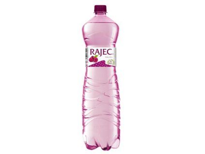 Pramenitá voda Rajec ochutená - malina jemne sýtená 6 x 1,5 ℓ