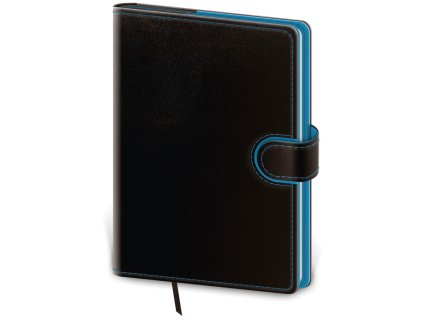 Diár Flip denný A5 14,3x20,5cm - čierno/modrý 2027