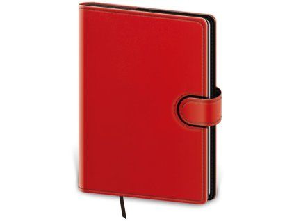 Diár Flip denný A5 14,3x20,5cm - červeno/čierny 2027