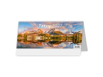 Stolový kalendár stĺpcový 32,1x13,4 cm - Tatry 2027