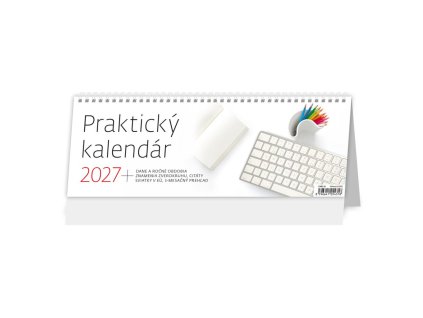 Stolový kalendár stĺpcový 33,6x12,1 cm - Praktický 2027