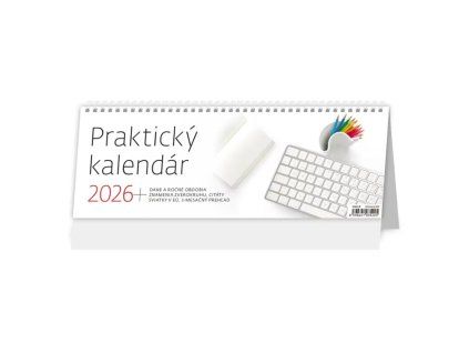 Stolový kalendár stĺpcový 33,6x12,1 cm - Praktický 2027