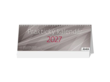 Stolový kalendár stĺpcový 33,6x12,1 cm - Praktický OFFICE 2027