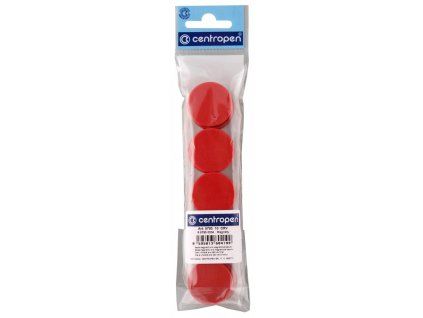 Magnety 30 mm červené, 10ks