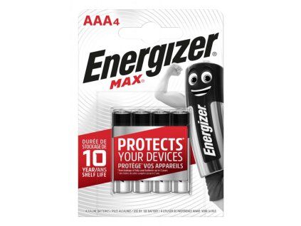 Batéria Energizer alkalická Max 1,5 V, typ AAA,4ks