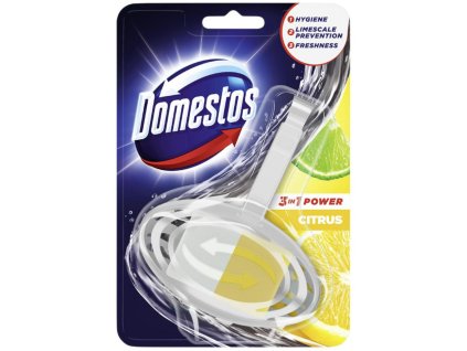 Domestos 3 in1 WC blok závesný tuhý Citrus 35 g