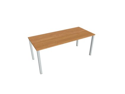 Pracovný stôl Uni, 180x75,5x80 cm, jelša/sivá