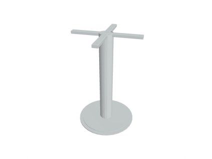 Centrálna noha Hobis, v. 73 cm, kruhová, sivá