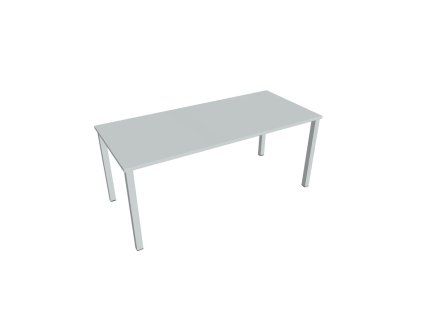 Rokovací stôl Uni, 180x75,5x80 cm, sivá/sivá