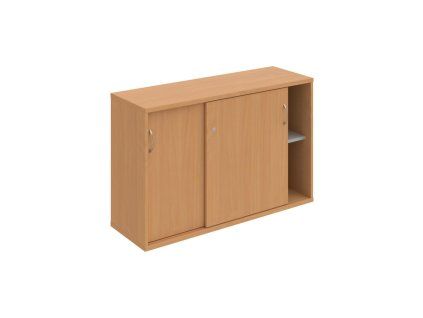 Policová skriňa Strong, 120x76,8x40 cm, buk/buk