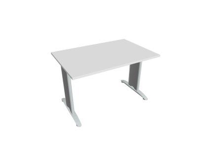 Rokovací stôl Flex, 120x75,5x80 cm, biely/kov