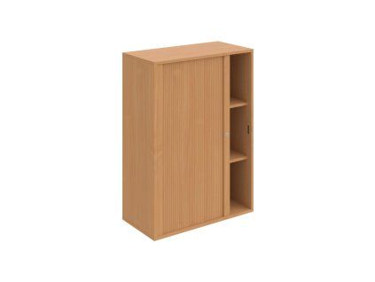 Policová skriňa Drive, 80x111x40 cm, buk/buk, zámok