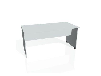 Rokovací stôl Gate, 160x75,5x80 cm, sivá/sivá