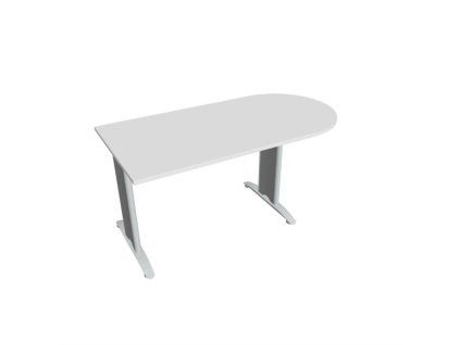 Doplnkový stôl Flex, 160x75,5x80 cm, biela/kov