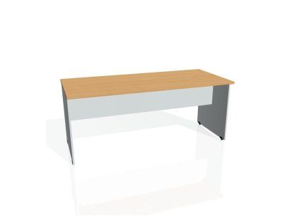Rokovací stôl Gate, 180x75,5x80 cm, buk/sivá