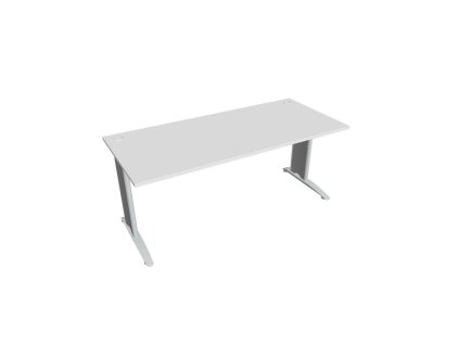 Pracovný stôl Flex, 180x75,5x80 cm, biely/kov