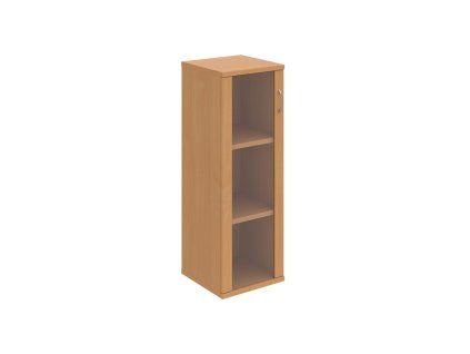 Policová skriňa Strong L, 40x115,2x40 cm, buk/buk
