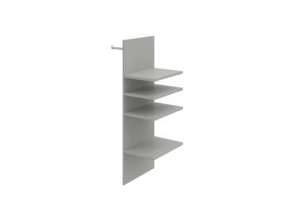 Šatníková vložka Strong, do skrine v.192 cm, sivá