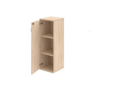 Policová skriňa Strong, zámok, L, 40x115,2x40 cm, agát/agát