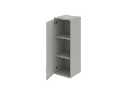 Policová skriňa Strong, zámok, L, 40x115,2x40 cm, sivá/sivá