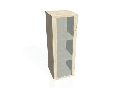 Policová skriňa Strong, zámok, L, 40x115,2x40 cm, agát/agát