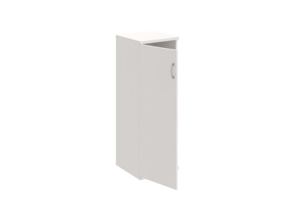 Policová skriňa Strong L, 40x115,2x40 cm, biela/biela