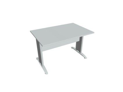 Rokovací stôl Cross, 120x75,5x80 cm, sivý/kov