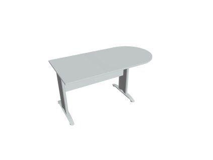 Doplnkový stôl Cross, 160x75,5x80 cm, sivá/kov