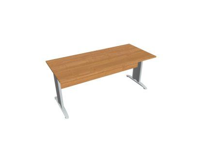 Rokovací stôl Cross, 180x75,5x80 cm, jelša/kov