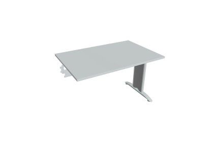 Rokovací stôl Flex, 120x75,5x80 cm, sivý/kov