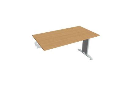 Rokovací stôl Flex, 140x75,5x80 cm, buk/kov