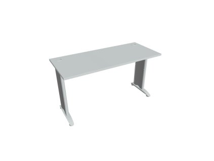 Pracovný stôl Flex, 140x75,5x60 cm, sivý/kov