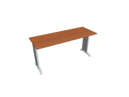Pracovný stôl Flex, 160x75,5x60 cm, čerešňa/kov