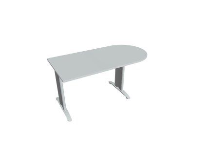 Doplnkový stôl Flex, 160x75,5x80 cm, sivá/kov