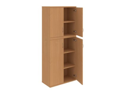 Policová skriňa Strong, 80x192x40 cm, buk/buk