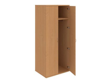 Šatníková policová skriňa Strong, 80x192x60 cm, buk/buk