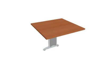 Doplnkový stôl Flex, 80x75,5x80 cm, čerešňa/kov
