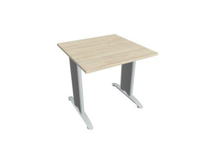 Rokovací stôl Flex, 80x75,5x80 cm, agát/kov