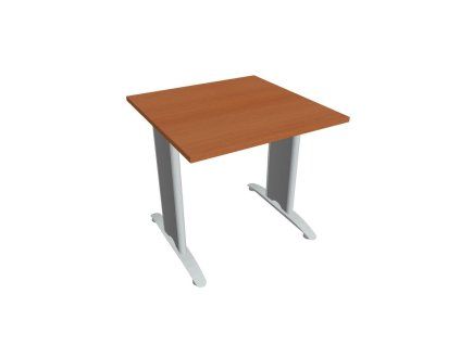 Rokovací stôl Flex, 80x75,5x80 cm, čerešňa/kov