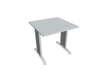 Rokovací stôl Flex, 80x75,5x80 cm, sivý/kov