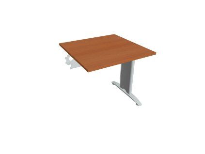 Rokovací stôl Flex, 80x75,5x80 cm, čerešňa/kov