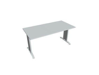 Rokovací stôl Flex, 160x75,5x80 cm, sivý/kov