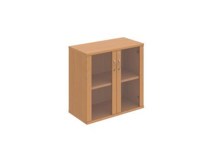 Policová skriňa Strong, zámok, 80x76,8x40 cm, buk/buk