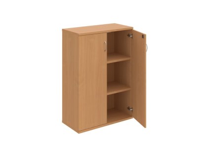 Policová skriňa Strong, zámok, 80x115,2x40 cm, buk/buk