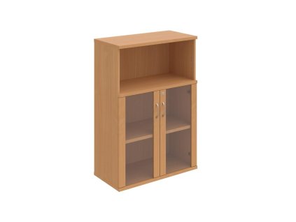 Policová skriňa Strong, zámok, 80x115,2x40 cm, buk/buk