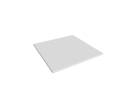 Doplnkový stôl Flex, 80x80 cm, biela