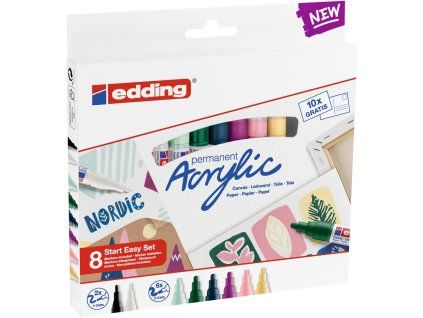 Jednoduchá akrylová štartovacia súprava nordic