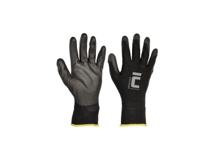 Rukavice nylónové BUNTING BLACK, veľ. 7/S